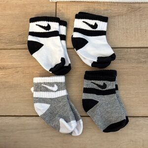 Nike Kids Socks - Black, White, and Gray